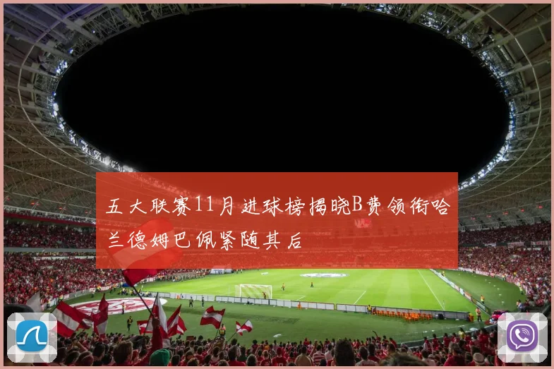 五大联赛11月进球榜揭晓B费领衔哈兰德姆巴佩紧随其后